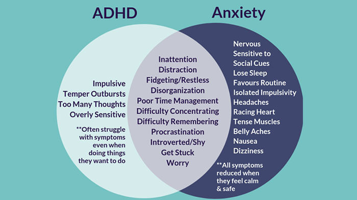 Increase Anxiety in Children with ADHD