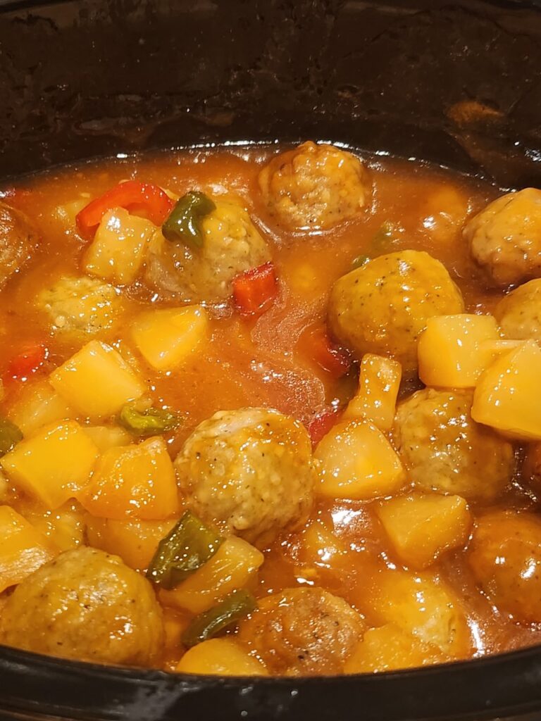 sweet and sour meat balls